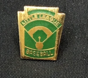 Vintage 1980er C. SANDERS EMBLEME grüne Emaille Anstecknadel Little League Baseball - Bild 1 von 3
