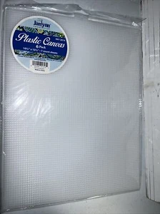 Cross Stitch Janlynn 6 Pack of Clear Plastic Canvas 7 Ct 10.5" x 13.5" #997-2014 - Picture 1 of 1