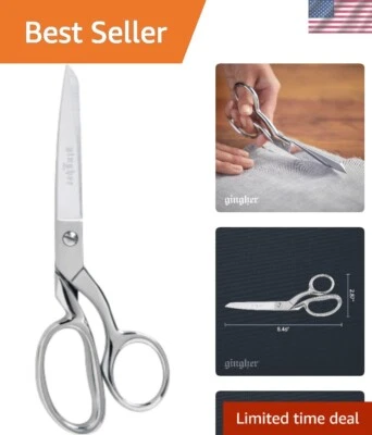 Versatile 8" Stainless Steel Shears for Precise Tailoring & Sewing Projects - Image 1 of 4