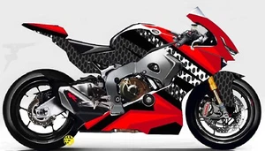 CALCOMANÍAS GRÁFICAS KIT COMPLETO PARA HONDA CBR1000RR 2017-2019 - Imagen 1 de 2