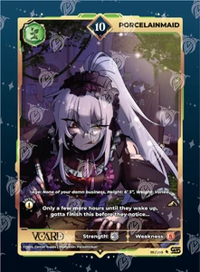 VCard Awakened Worlds 1st Edition UR Power 10 - Porcelainmaid 111/250 - Picture 1 of 1