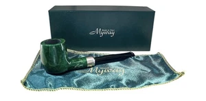 PIPA MYWAY SMALL BILLIARD RADICA VERDE LISCIA  - Made in Italy - Imagen 1 de 13