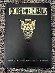 GAMES WORKSHOP 40K HARDBACK ART BOOK (With Dust Jacket) "INQUIS-EXTERMINATUS" - Picture 1 of 3