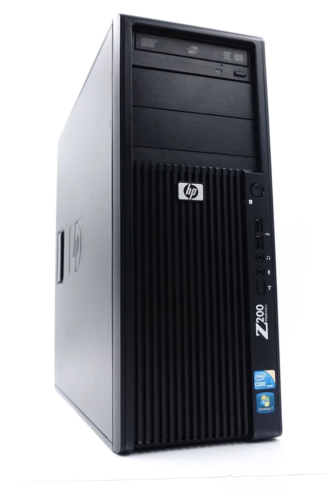 HP Z200 Workstation PC intel i5-680 8GB RAM 160GB HDD Quadro FX 1800 Win10 Pro - Bild 1 von 4