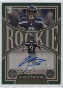 2022 Panini Chronicles Green Prizm Signatures /25 Kenneth Walker III Auto RC - Picture 1 of 3