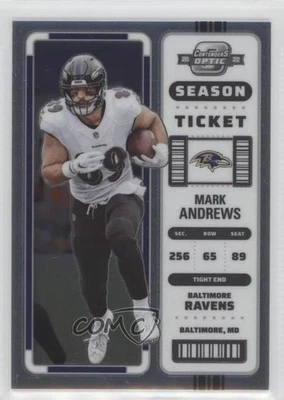 2022 Panini Contenders Optic Season Ticket Mark Andrews #3 - Image 1 of 2