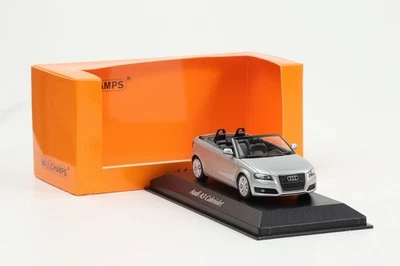 1:43 Minichamps Audi A3 Cabriolet 2007 argento metallizzato Maxichamps - Immagine 1 di 4