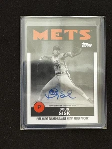 2021 TOPPS ESPN ONCE UPON A TIME IN QUEENS DOUG SISK BASE AUTOGRAPH - Picture 1 of 4