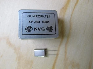 Prima für Amateurfunk-Selbstbau-Projekte: SSB-Quarzfilter XF-89 S02 von KVG - Bild 1 von 4