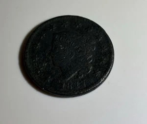 1827 Matron Head Large Cent G-VG - Picture 1 of 3