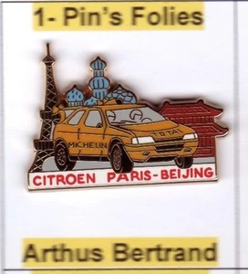 P4# Pin's Arthus Bertrand Citroen Michelin Total Beijing - Picture 1 of 1