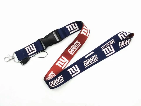 New York Giants NFL Football LANYARD DETACHABLE BUCKLE KEY CHAIN NEW WIN-CRAFT U Cover