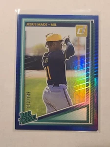 2025 Donruss Rated Prospect Jesus Made #162 Holo Blue 123/149 Milwaukee Brewers - Bild 1 von 2