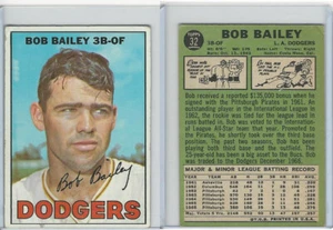 1967 Topps Baseball, #32 Bob Bailey, Los Angeles Dodgers - Bild 1 von 1