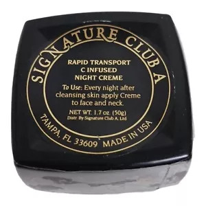 Signature Club A Rapid Transport C Infused Night Creme 1.7 Oz. SEALED NEW no box - Picture 1 of 2