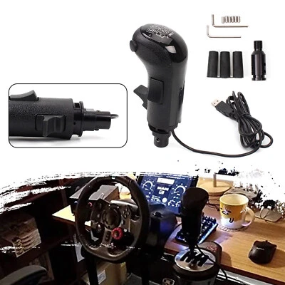 MOKINGDA Neuer PC USB Gear Simulator Schaltknauf für Logitech G923 G29 G27 G25 TH8A