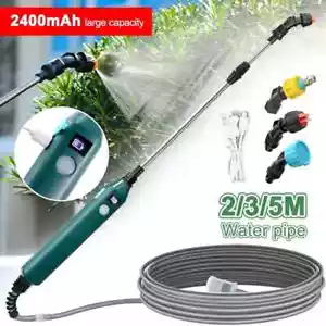 Electric Sprayer Irrigation Tool 3 Mist Nozzles Plant High-Pressure Sprinkler - Picture 1 of 27