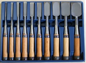 Japanese High quality Chisel 10 for Woodworking "Banshu Miki” High-Speed Steel - Picture 1 of 2