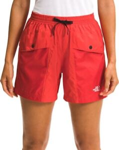The North Face Women's Outline Shorts Horizon Red