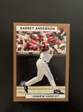 2005 Topps Bazooka Gold Chunks Garret Anderson #24 Anaheim Angels