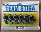 Joueurs de hockey de table Stiga vintage années 1980 Team Stiga noir
