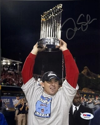 Tim Salmon Signed 8x10 Angels Photo PSA 3A99300 - Image 1 of 2