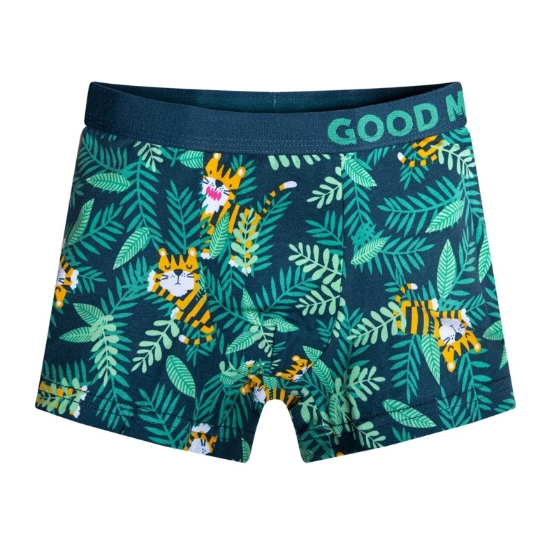 DEDOLES New Cotton Boys Pack of 2 'Tiger' Boxers 2-10 Years
