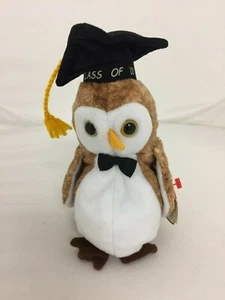 TY 2000 Beanie Baby - 2000 Wisest Owl - neuwertig mit neuwertigem Etikett - Bild 1 von 11