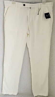 Pantalones Gant Para Hombre Talla 38 x 32 Soho Cintura Baja Calce Estrecho Lino NUEVO Foto 1 de 4
