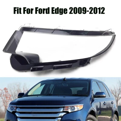 Cubierta izquierda lente transparente faro 1 pieza apta para Ford Edge 2009-2012 Foto 1 de 4