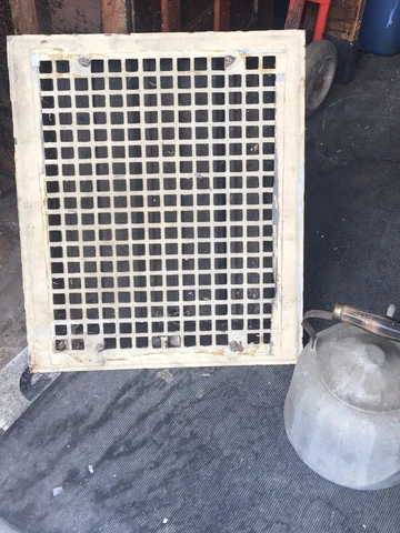 antique Extra Large heating grate vent Cover