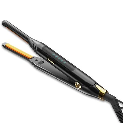 Lápis de ferro plano 3/10"" ferros pequenos planos para cabelo curtoPixie Cut & BangsMini... - Imagem 1 de 4