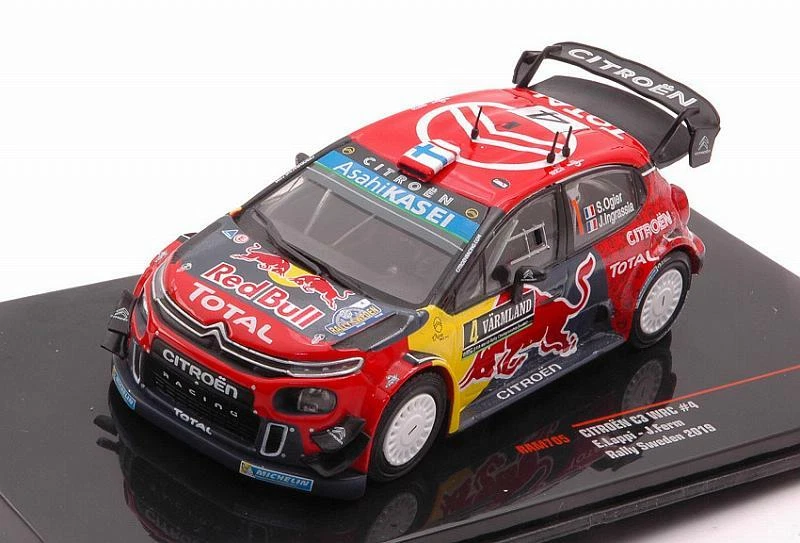 Citroen C3 WRC Rally Sweden 2019 Lappi-Ferm 1:43 IXO RAM705 - Immagine 1 di 1
