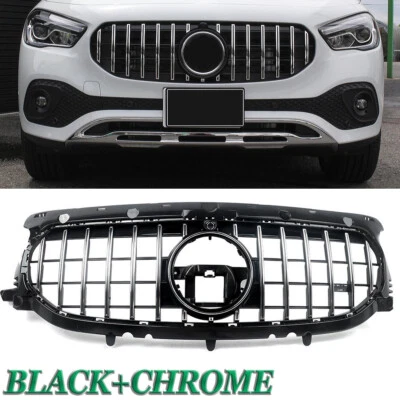For Mercedes Benz H247 GLA200 GLA250 20+ Chrome+Black Front Bumper Grille Grill - Image 1 of 4