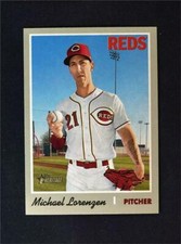 2019 Topps Heritage Base #159 Michael Lorenzen - Cincinnati Reds