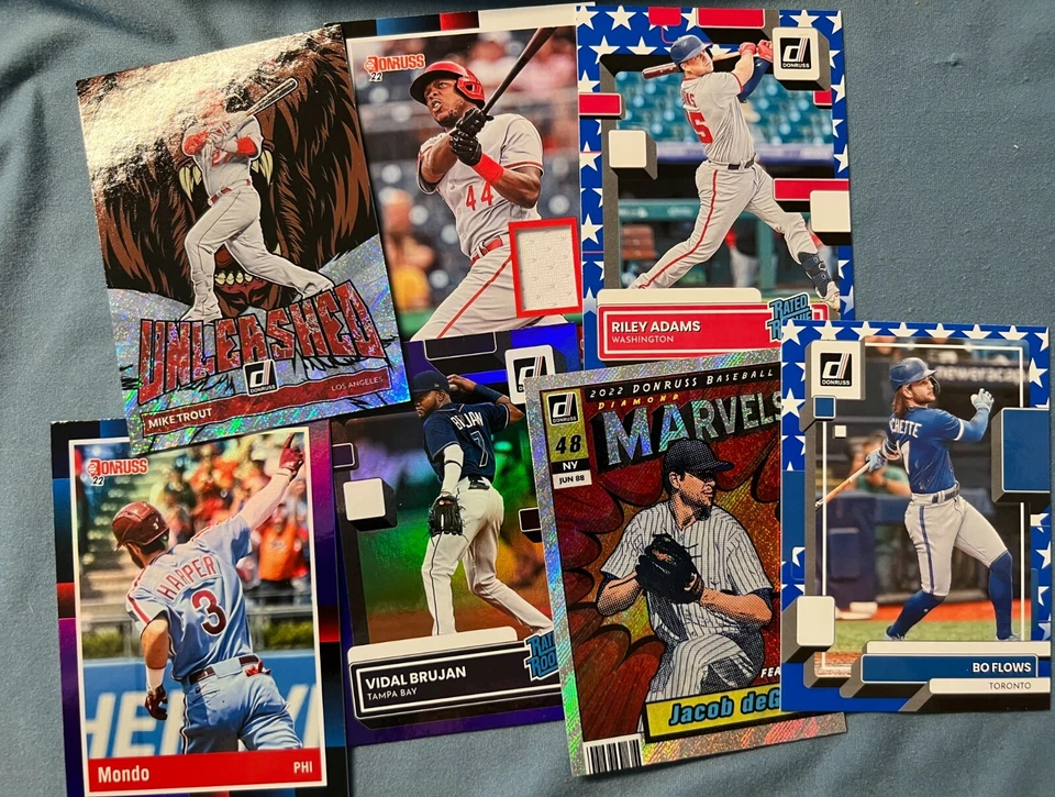 2022 Donruss Baseball Vet Rookie Base Insert Parallel PICK YOUR PLAYER - Image 1 of 1