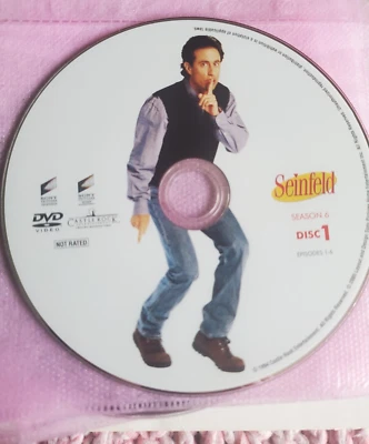 Seinfeld Season 6 Disc Only Loose DVD TV Series Sony Pictures - Image 1 of 4