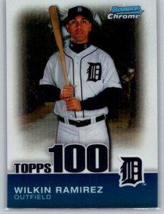 2010  Bowman Chrome #TPC68 Wilkin Ramirez Topps 100 Prospects 535/999