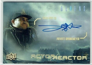 Aliens Movie 2018 Auto Autograph AR-PS Daniel Kash as Private Spunkmeyer - Picture 1 of 1