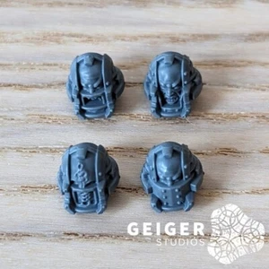 Necromunda Bits | Corpse Grinder Cult | Gang Initiate Caged Heads 4pc | 40k - Picture 1 of 1