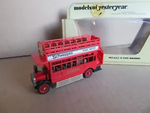 937I Matchbox Y-23 Aec S Art Omnibus Doppeldecker 1922 London 1:72 - Bild 1 von 9