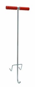 GAT Schachtdeckel-Haken 80 cm Aushebekralle Kunststoffgriff 12mm Rundstahl Gulli - Bild 1 von 4