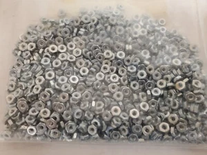 (PKG of 100) 4-40 Hex Nut, Zinc-Plated Steel - USA Seller. FAST ship! - Picture 1 of 5