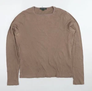 Racing Green Women's Brown Cotton Long Sleeve Top - Picture 1 of 12