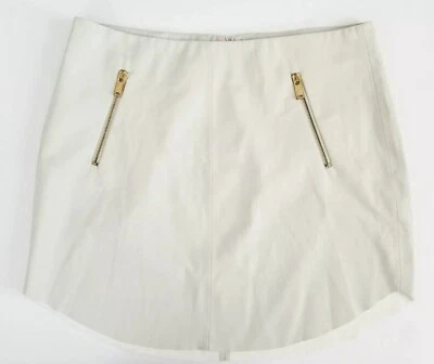 Saia Philosophy feminina de couro sintético tamanho 12 nova com etiquetas - Imagem 1 de 4