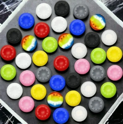 8x Controller Thumbstick Gummi Kappen Grip Cap Aufsatz Silikon Xbox PS3 PS4 PS5 - Bild 1 von 4