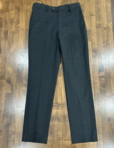 Lauren Ralph Lauren Boys Flat Front Stretch Black Dress Pants Size 12R 27x27 - Picture 1 of 8