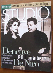 MAGAZINE STUDIO N°131 1998 CATHERINE DENEUVE ROBERT DE NIRO BELMONDO DELON - Picture 1 of 13