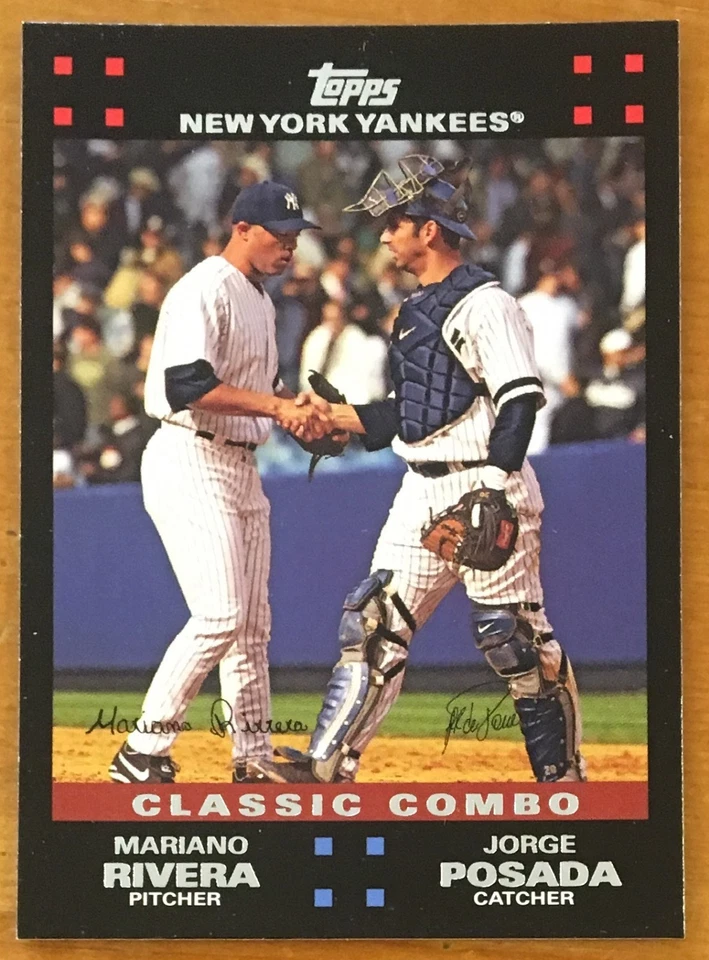 RIVERA / POSADA, 2007 TOPPS, COOL ! "YANKEES TEAM SET" - Image 1 of 1