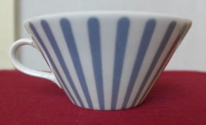 MELITTA ZÜRICH JUPP ERNST Streifen BLAU Teetassen 5-18 WIE NEU / 4 da - Bild 1 von 4